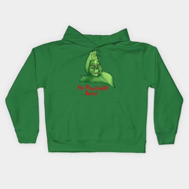 Christmas is coming Kids Hoodie by mailshansen